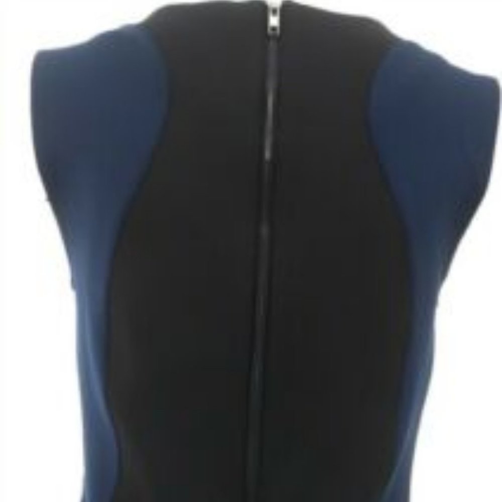 *NWT VIEW WALTER BAKER BLACK/NAVY SCUBA DRESS - Picture 4 of 15